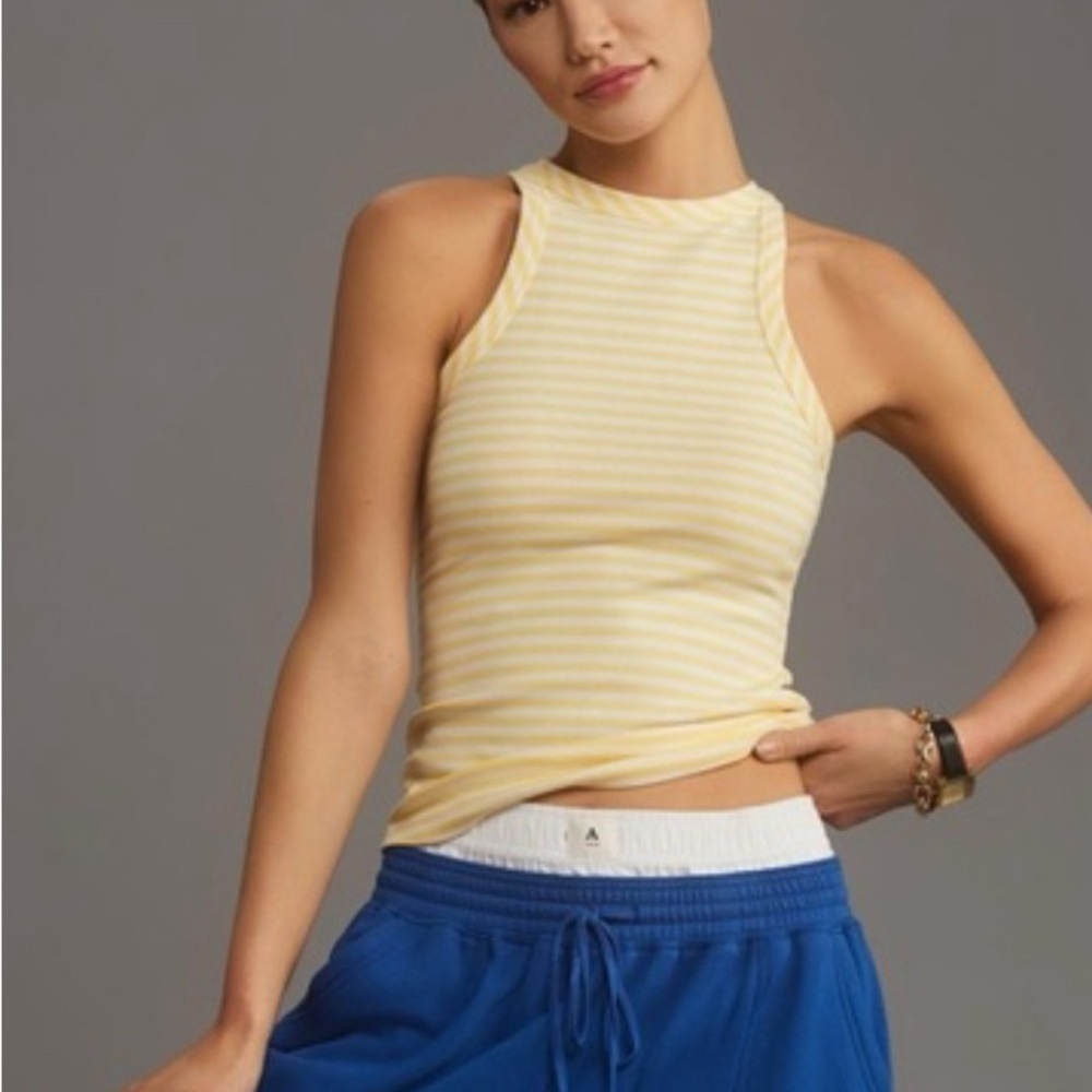 NWOT Anthropologie Maeve Krista Ribbed Tank